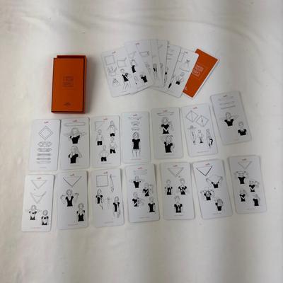 220 Authentic HÃˆRMES Knotting Cards
