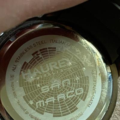 Haurex San Marco Aluminum & Steel Water Resistant Italian Design Menâ€™s Watch