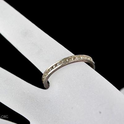 Sterling Eternity Ring