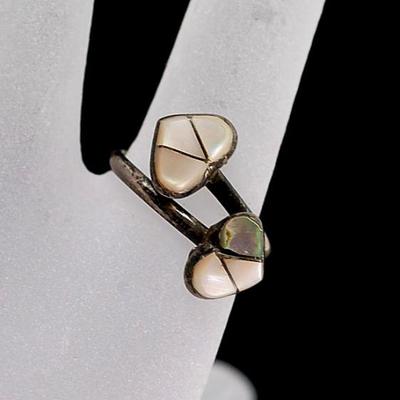 Sterling MOP Bypass Ring