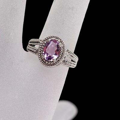 Sterling Amethyst Ring