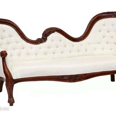 Antique Victorian Renaissance Revival Couch