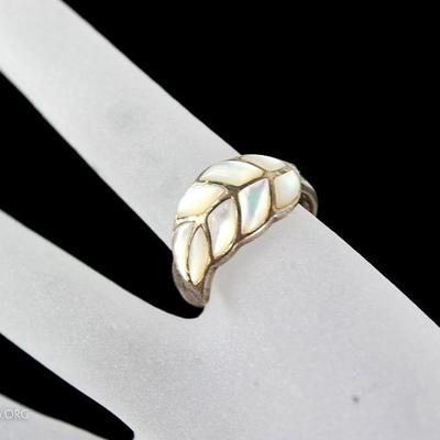 Sterling MOP Ring
