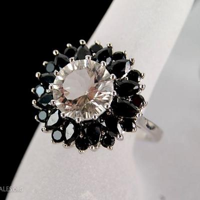 Sterling CZ Cocktail Ring