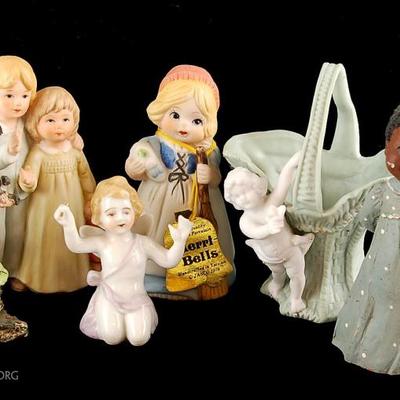 Group of Assorted Bisque Child Figurine Set