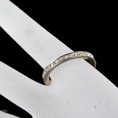 Sterling Eternity Ring