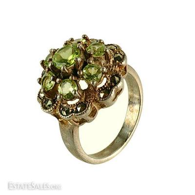 Sterling Tiered Cocktail Ring