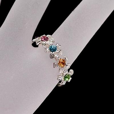 Sterling Multi-Stone Ring
