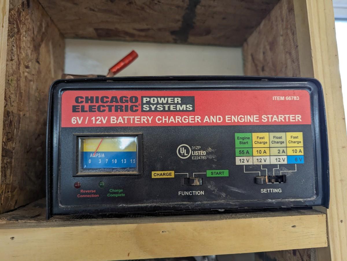 Chicago electric power systems battery engine charger estatesales