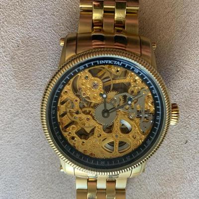 Invicta Model 0053 Steel Mechanical Movement Water Resistant Menâ€™s Watch