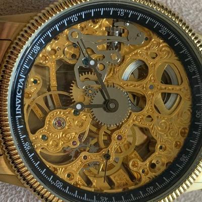 Invicta Model 0053 Steel Mechanical Movement Water Resistant Menâ€™s Watch
