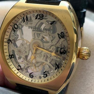Stuhrling Original 17 Jewels Krysterna Crystal Wristwatch