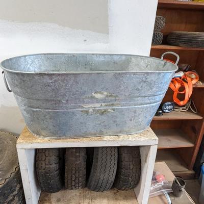 Galvanized Oval Bucket