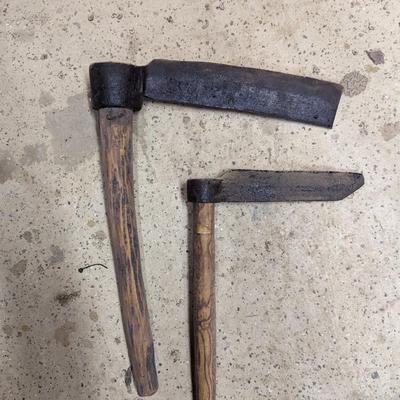 Pair of Vintage Froe Hand Tools