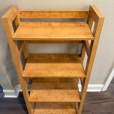 Four Shelf Ladder Bookcase