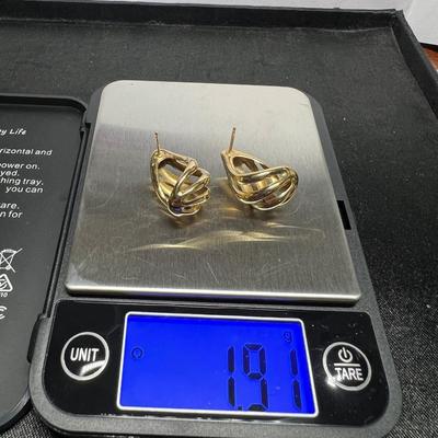 14 K Gold Earrings