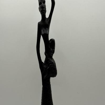 African Wood Carved Statue