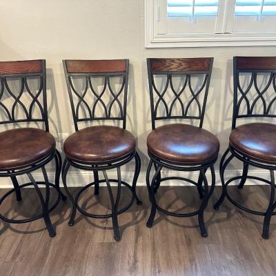 Steve Silver Co. Swivel Barstools (4)