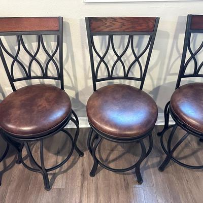 Steve Silver Co. Swivel Barstools (4)