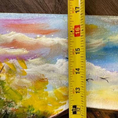 Two Jamaican Paintings on Canvas (2)
