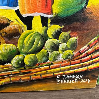 Two Jamaican Paintings on Canvas (2)