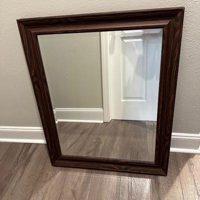 Dark Walnut Mirror