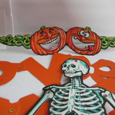 Lot of Halloween Die Cut Flats and Repro Post Card