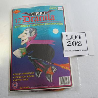 Biestle Unopened Tissue Dracula Hanging Decoration, 1994 Version