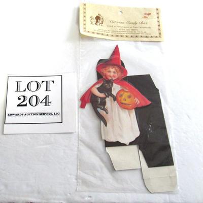 Unused Hallween Witch Candy Box To Assemble, 1980s Version