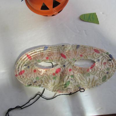 Halloween Lot, Metal JOL Bell, Mask, Super Hero's Belt
