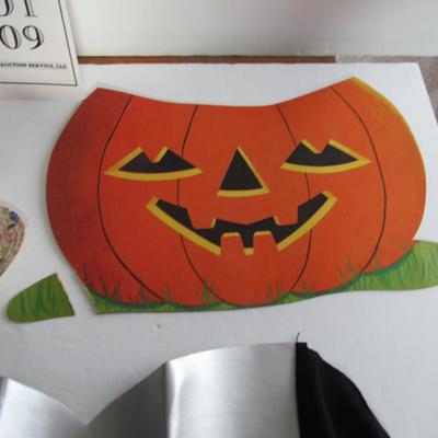 Halloween Lot, Metal JOL Bell, Mask, Super Hero's Belt