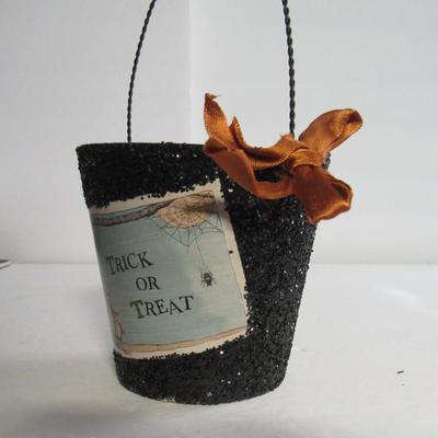 Modern Cardboard Halloween Candy Pail