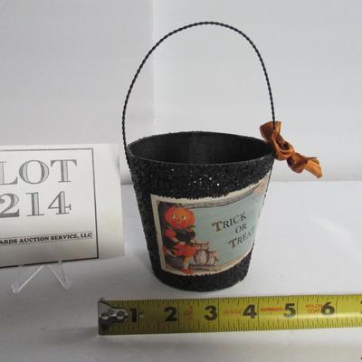 Modern Cardboard Halloween Candy Pail