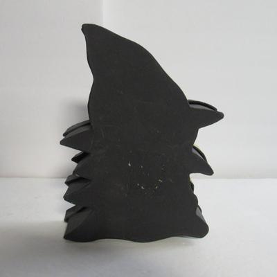 Modern Cardboard Hand Painted Witch Head Candy Box