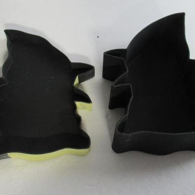 Modern Cardboard Hand Painted Witch Head Candy Box