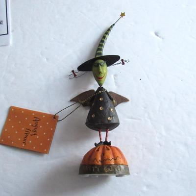 Never Used August Moon Witch Figure in Box, Batty Girl, MIB
