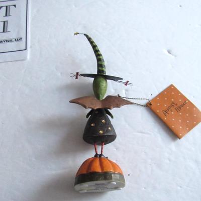 Never Used August Moon Witch Figure in Box, Batty Girl, MIB