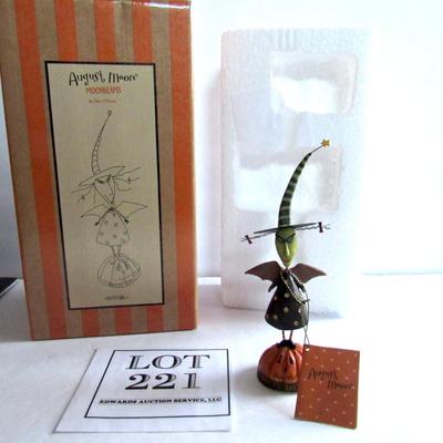 Never Used August Moon Witch Figure in Box, Batty Girl, MIB