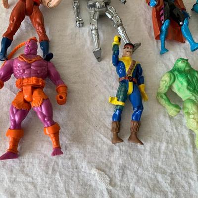 Toy small figures collection Ninja Turtles, Superheroes