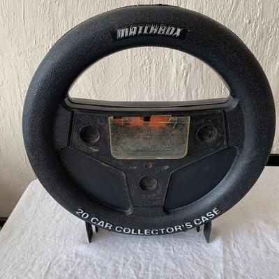 MATCHBOX--1983-- 20 Car Collector's Car Case- Steering Wheel --Vintage Original