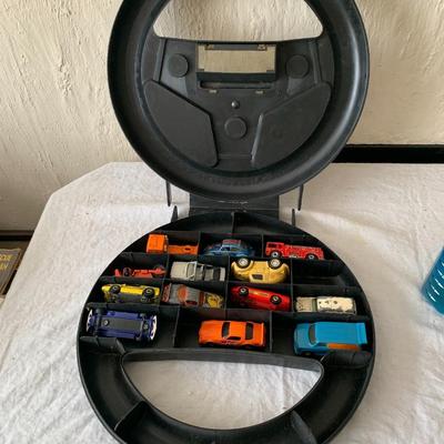 MATCHBOX--1983-- 20 Car Collector's Car Case- Steering Wheel --Vintage Original