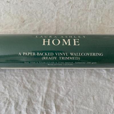 Vintage Laura Ashley Home collection wallpaper roll.