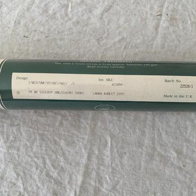 Vintage Laura Ashley Home collection wallpaper roll.