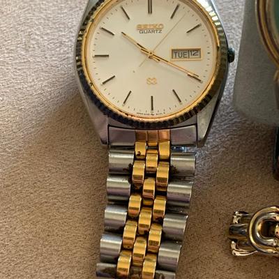 Wristwatch Lot Seiko Citizen Sharp Jaguar