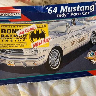 Vintage Car Models Thunderbird & Mustang