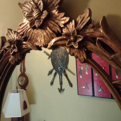 Ornate Resin Frame Wall Mirror