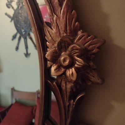 Ornate Resin Frame Wall Mirror