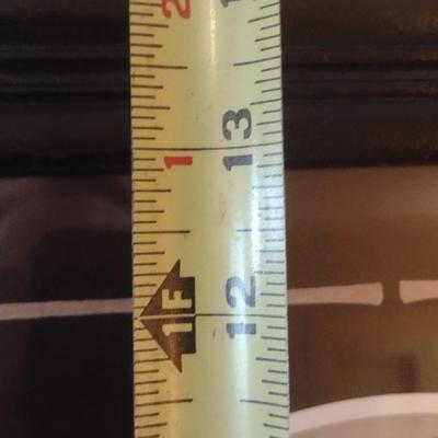 Framed Art Print Asian Influence Herons River Bank Choice B