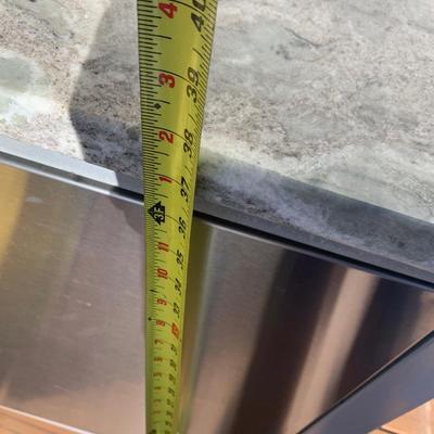 Industrial Refrigerator For Outdoor Use With Marble Top