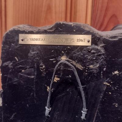 Vintage Vanguard Studios Vanathane Medieval Crest Wall Decor King's Face 1967